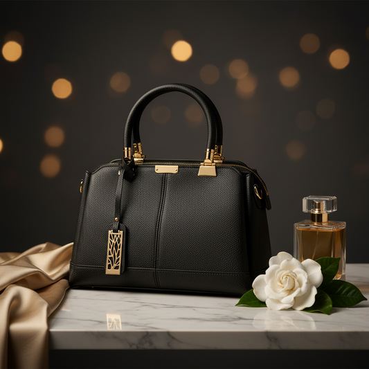 Black Satchel - Luxury Product Shot
